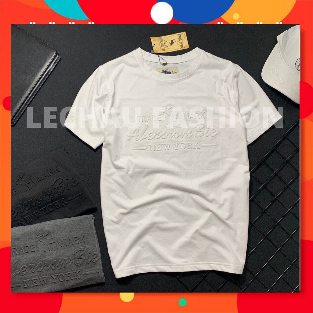 Áo thun nam tay ngắn LECHAU AA1 vải xuất khẩu mềm mịn | BigBuy360 - bigbuy360.vn