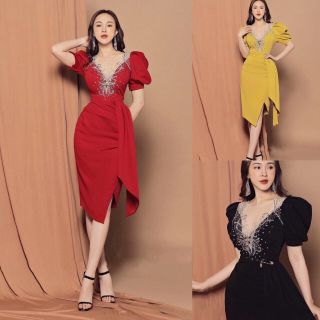 Đầm body đính pha Lê bướm cao cấp