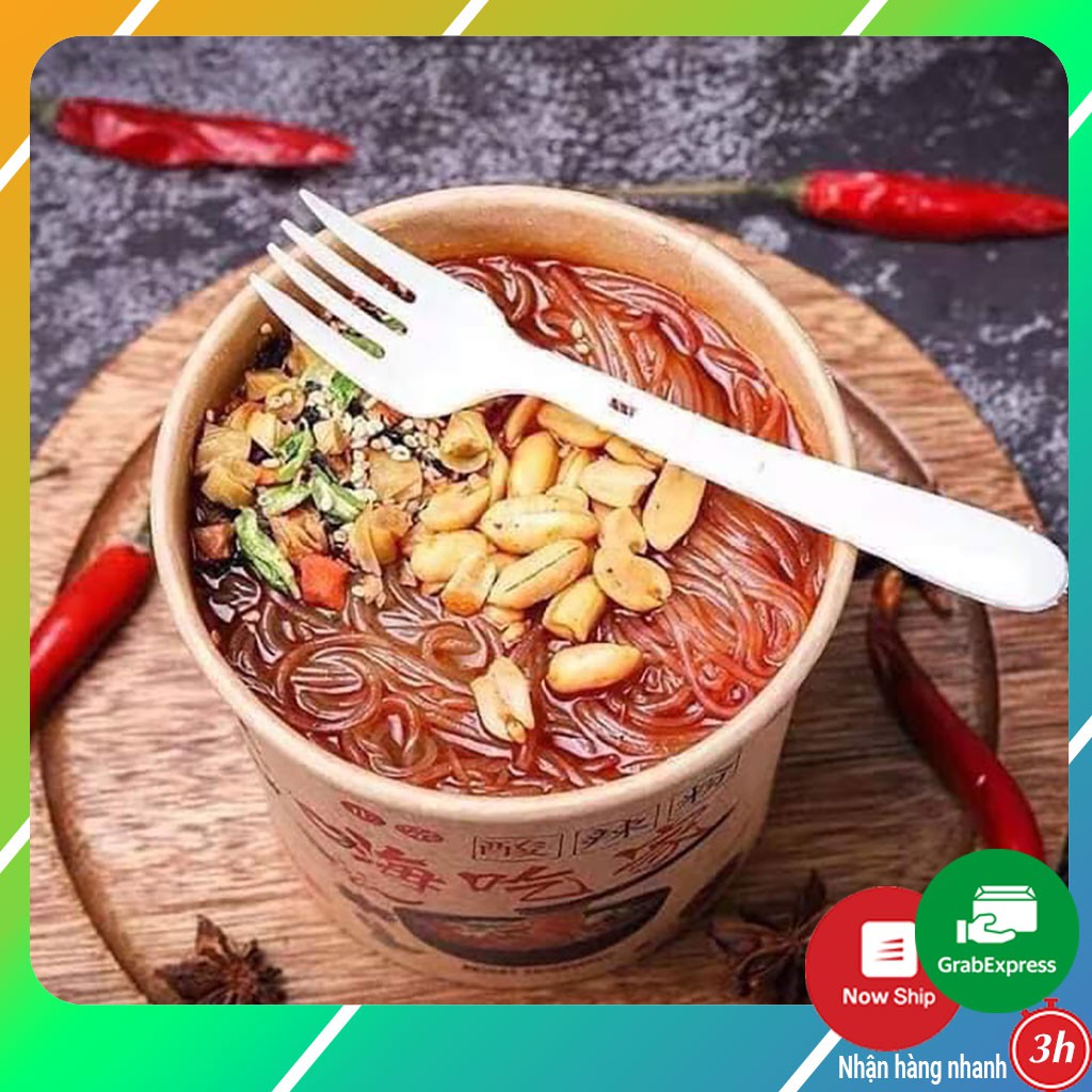 [Mã GROXUAN1 giảm 8% đơn 150K] Hộp 108g - Miến Trùng Khánh chua cay - Ăn vặt cô nương béo