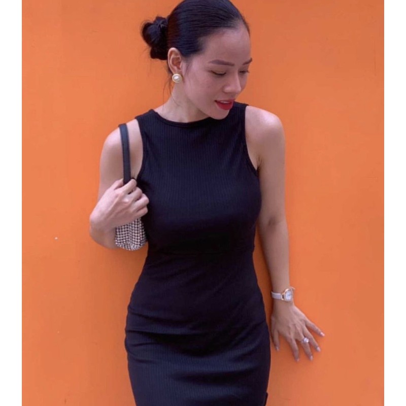 ✨ Đầm Body Xoắn Ngực Dáng Dài Xẻ Tà Trang Phục Dự Tiệc ✨ | BigBuy360 - bigbuy360.vn
