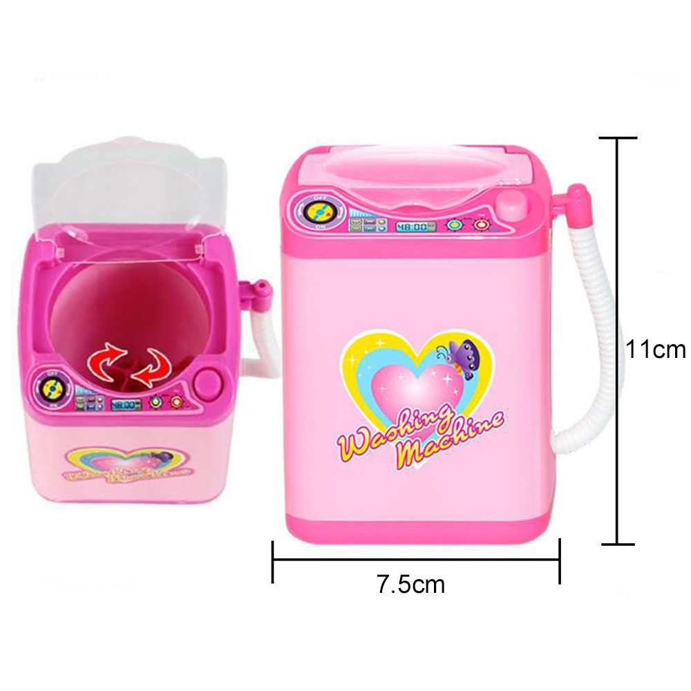 (hàng Mới Về) Máy Giặt Đồ Chơi Mini Xoay 360 Độ Dùng Để Trang Điểm Làm Đẹp | BigBuy360 - bigbuy360.vn
