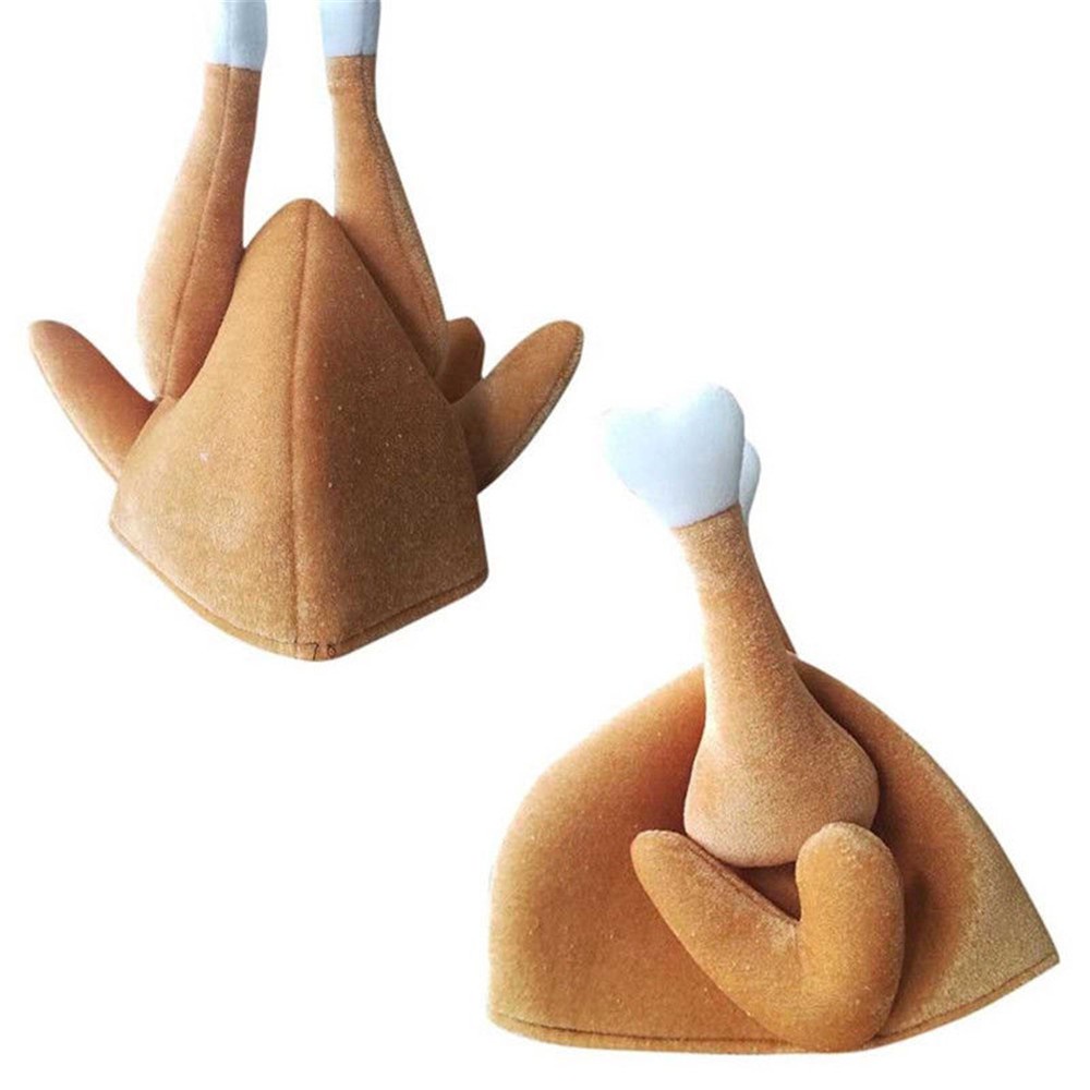 Mũ mềm mại hình gà tây nhiều màu sắc vui nhộn cho người lớn