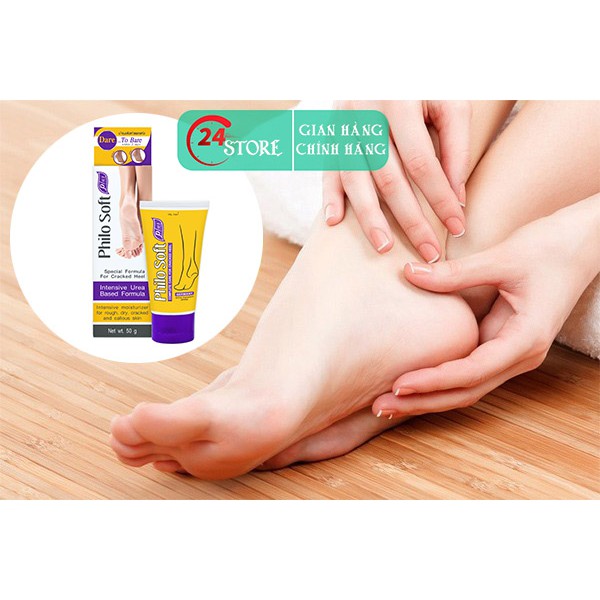 Kem Thoa Nứt Gót Chân Thái Lan Philo Soft Plus Urea Cream 50g