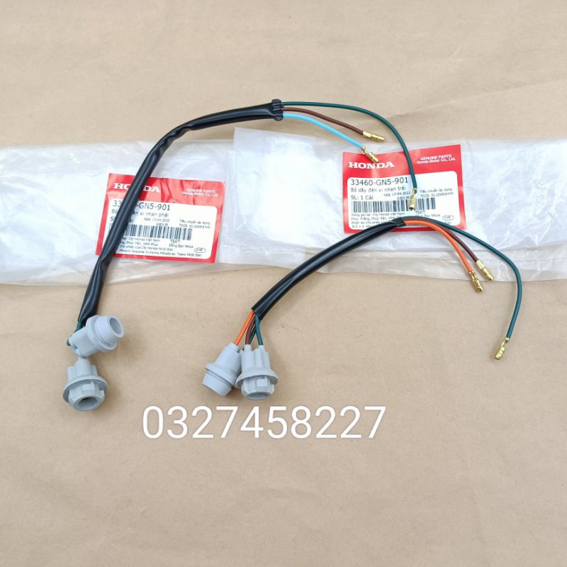Dây điện giắc cắm đèn xi nhan trước xe DREAM zin Honda