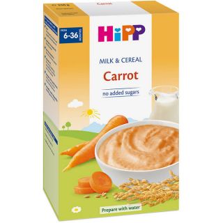 Bột ăn dặm hipp rau củ và sữa dinh dưỡng 6m 250g