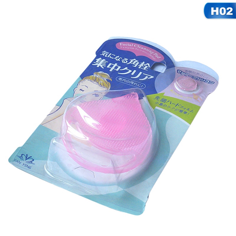 Cọ Rửa Mặt Tẩy Tế Bào Chết Bằng Silicone Tự Nhiên