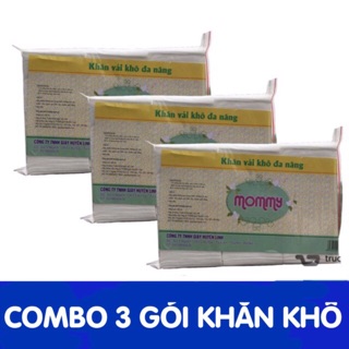 Combo 3 khăn vải khô đa năng Mommy - Hàng Việt Nam