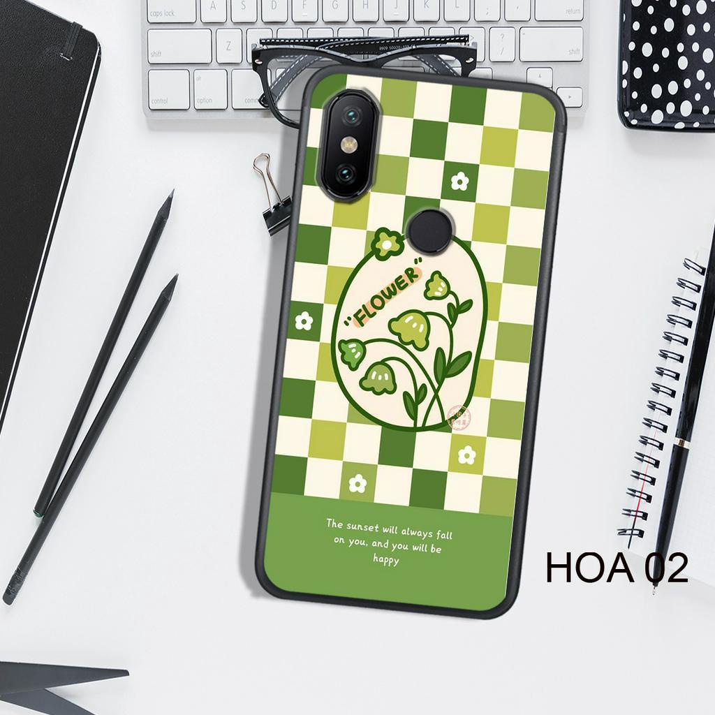 Ốp Lưng  XIAOMI MI 6X/MI A2 - MI A2 LITE - REDMI S2 - REDMI 6 PRO , In Hình HOA, Màu Sắc Bắt Mắt.