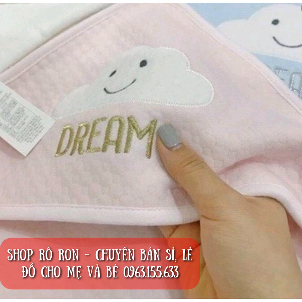 Chăn ủ choàng BEBE COMFORT cao cấp - Khăn ủ tắm có mũ cho bé - Shop Rô Ron
