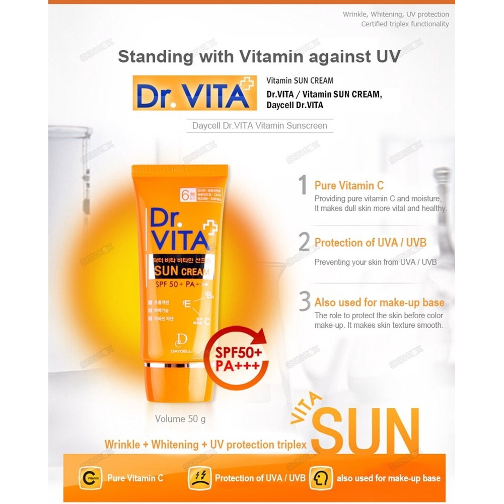 Kem chống nắng Dr.Vita SPF50+ Hàn Quốc