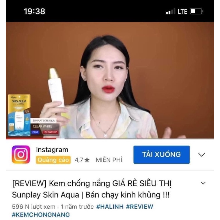 Sữa chống nắng nâng tone Skin Aqua nắp vàng Nhật Bản