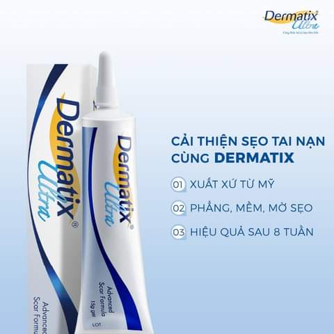 DERMATIX ULTRA - GEL LÀM MỜ, PHẲNG MỀM SẸO LỒI, SẸO THÂM