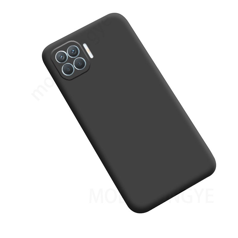 Ốp lưng silicone màu trơn kiểu dáng đơn giản thời trang cho Oppo A93
