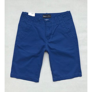 Quần short nam kaki GAP xanh dương đậm ngang gối - Đẳng Cấp Phái Mạnh
