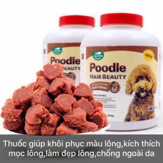 Viên poodle hair beauty - viên dưỡng lông bán lẻ