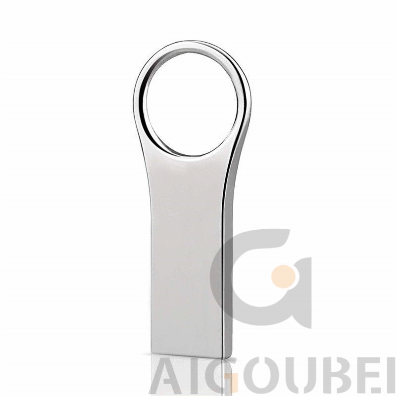 Ổ USB flash kim loại với tốc độ cao Ổ flash USB kim loại Vòng tròn lớn 1GB 2GB 4GB 8GB 16GB 32GB 32GB 64GB 128GB USB Flash Drive 3 màu Có sẵn COD