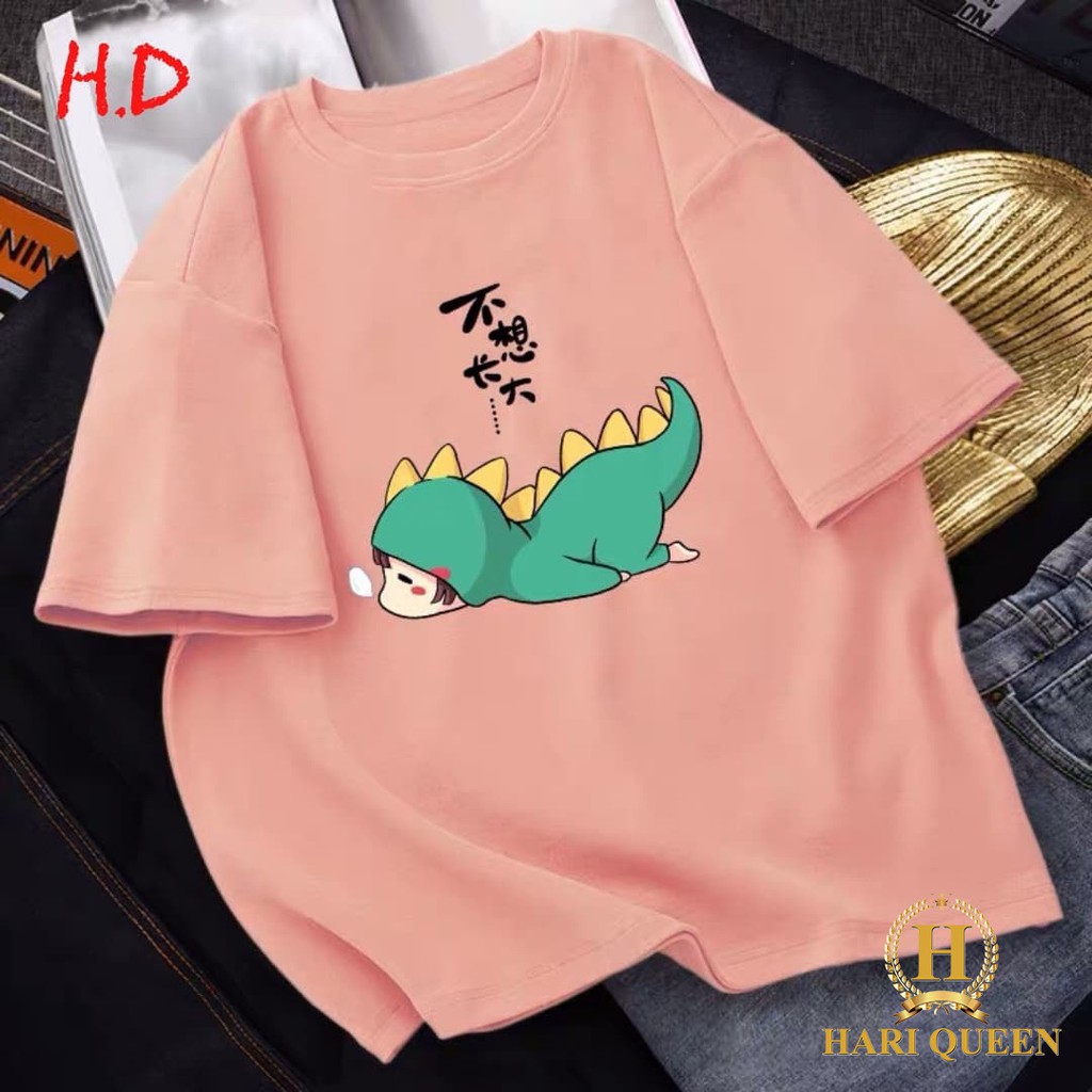 [FREESHIP ĐƠN TỪ 50K] Áo phông khủng long nằm sấp