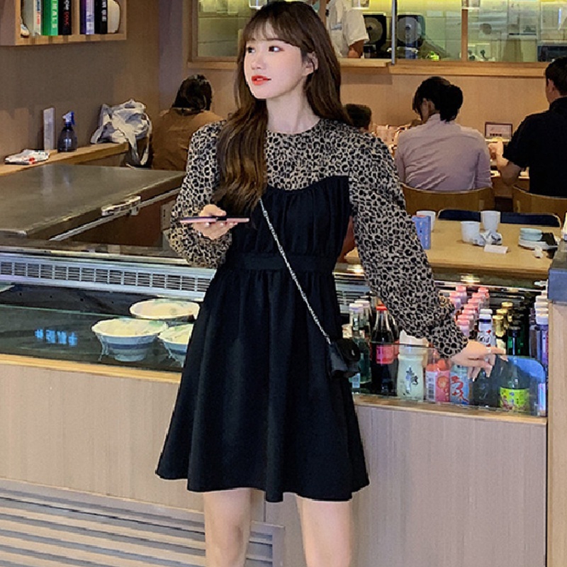 Đầm dáng ôm in hình da báo sành điệu cho nữ