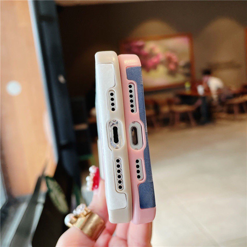 Ốp điện thoại mềm hình gấu dễ thương chống va đập cho iPhone 11 iPhone 7 8Plus SE X XS XR 12 Promax 11 11promax