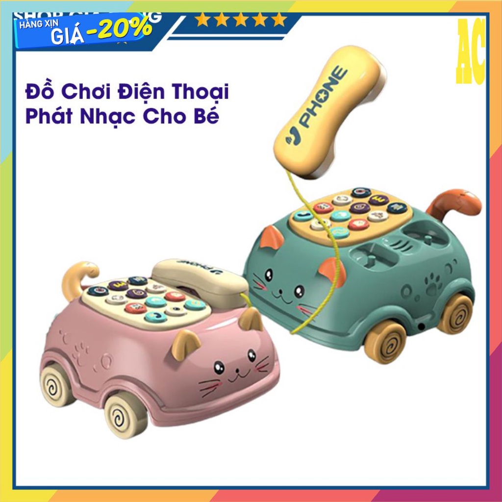 Đồ Chơi Điện Thoại Ô Tô Phát Nhạc Cho Bé Yêu Siêu Đẹp - Đồ Chơi Cho Bé