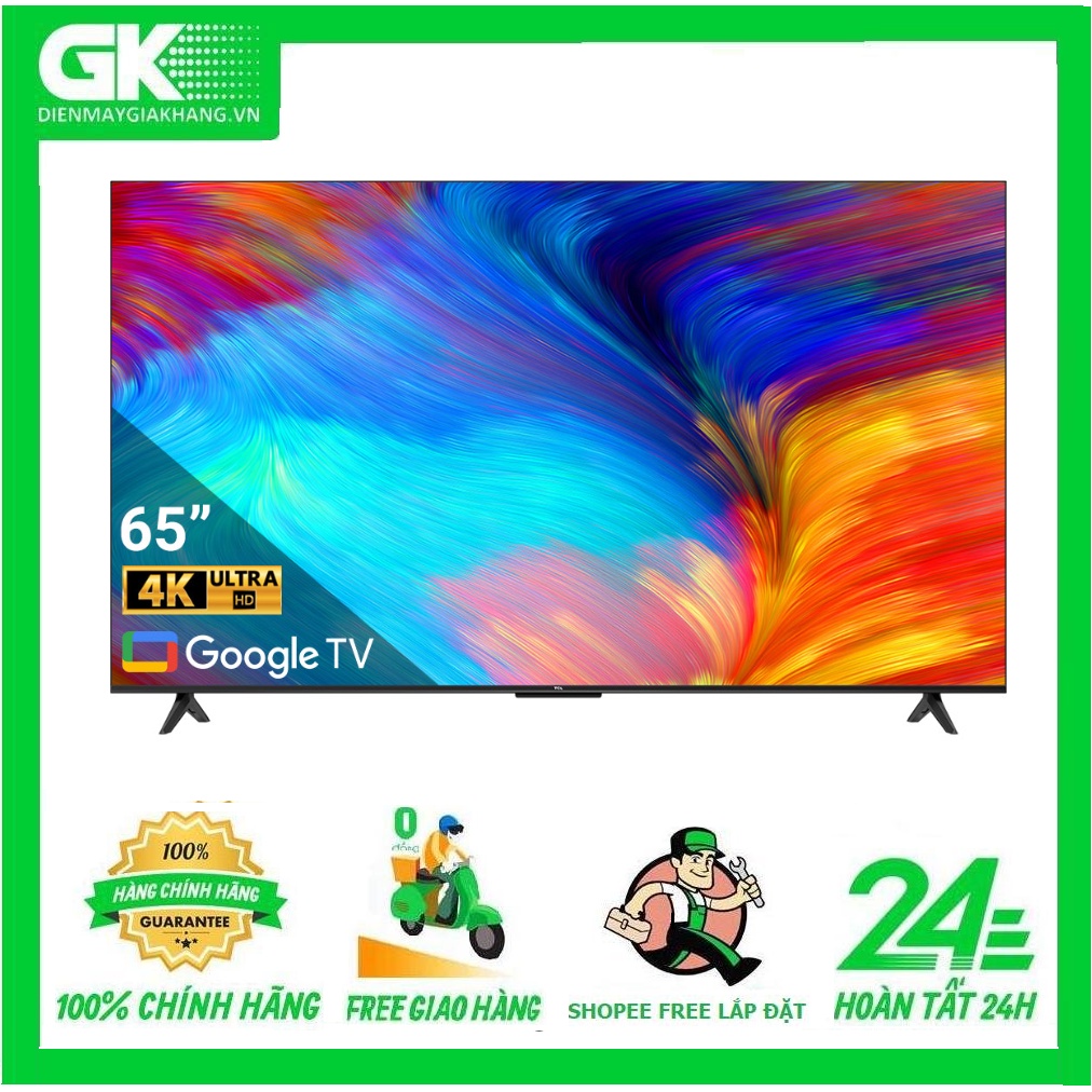 65P638 -- MIỄN PHÍ CÔNG LẮP ĐẶT --- Tivi TCL LED 4K 65 inch 65P638