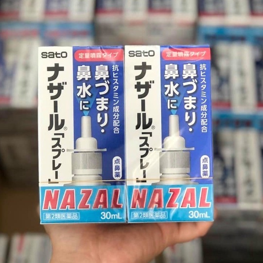 Xịt mũi Sato Nazal Nhật Bản 30ml