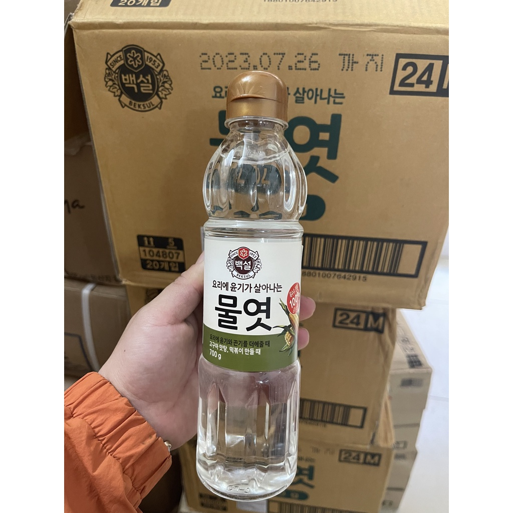 Mạch Nha Hàn Quốc, Nước Đường Trắng Hàn Quốc, MulYet,Siro Ngô, CORN SYRUP 700g