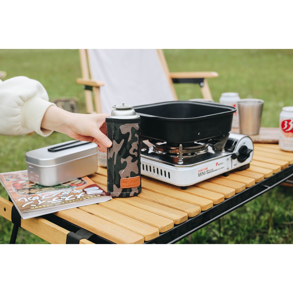 Vải bọc bình ga mini Vietcamp cho 2 loại bình dài 220g - tròn 230g