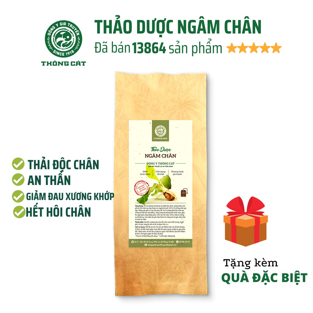 Thảo dược ngâm chân Đông Y cao cấp Thông Cát [đẩy lùi đau nhức xương khớp, hôi chân sau 6 ngày | BigBuy360 - bigbuy360.vn