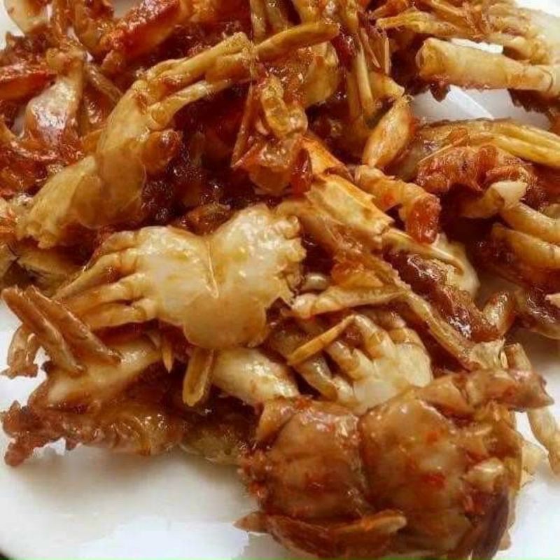 Ghẹ Sữa Rim Tỏi Ớt Lon 300Gram   TỪ ĐƠN 50K,  Hàng ngon nhà làm