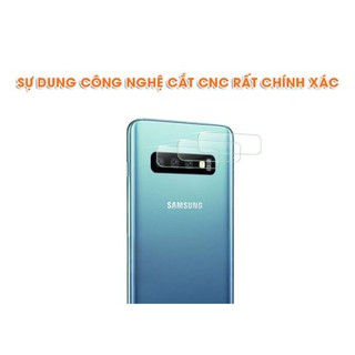 Miếng dán cường lực camera Samsung Galaxy S10 Plus Tặng giấy lau
