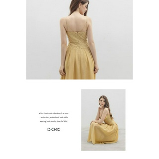 Váy dây mí ly quả trám D.CHIC MS: 2813256