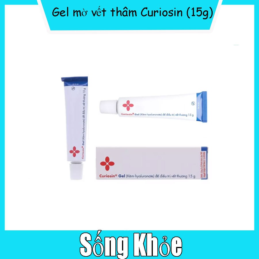 GEL CURIOSIN (15G) - MỜ VẾT SẸO, THÂM, NHANH LÀNH VẾT THƯƠNG, MỤN, CÔN TRÙNG ĐỐT