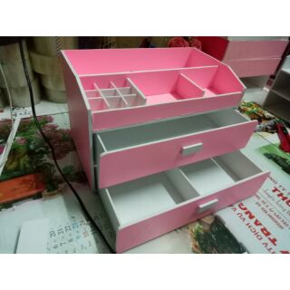 Tủ mỹ phẩm 3 tầng 3 học hồng babe