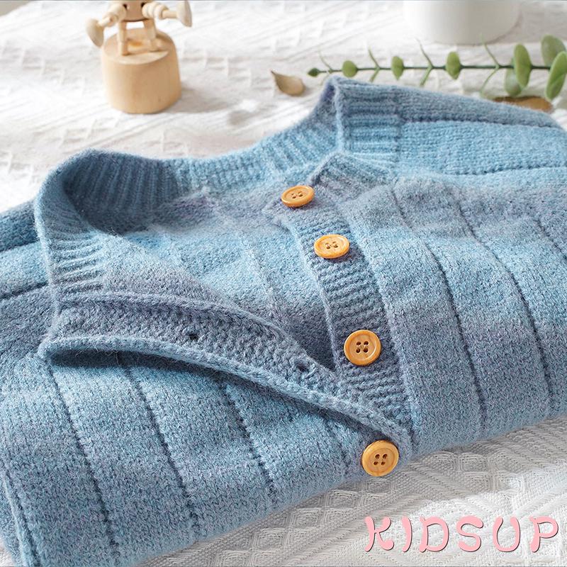 Bộ Áo Liền Quần Dệt Kim Tay Dài Màu Trơn Kèm Mũ Trùm Thời Trang Mùa Đông Cho Bé 0-18 Tháng Tuổi 1 Tuổi