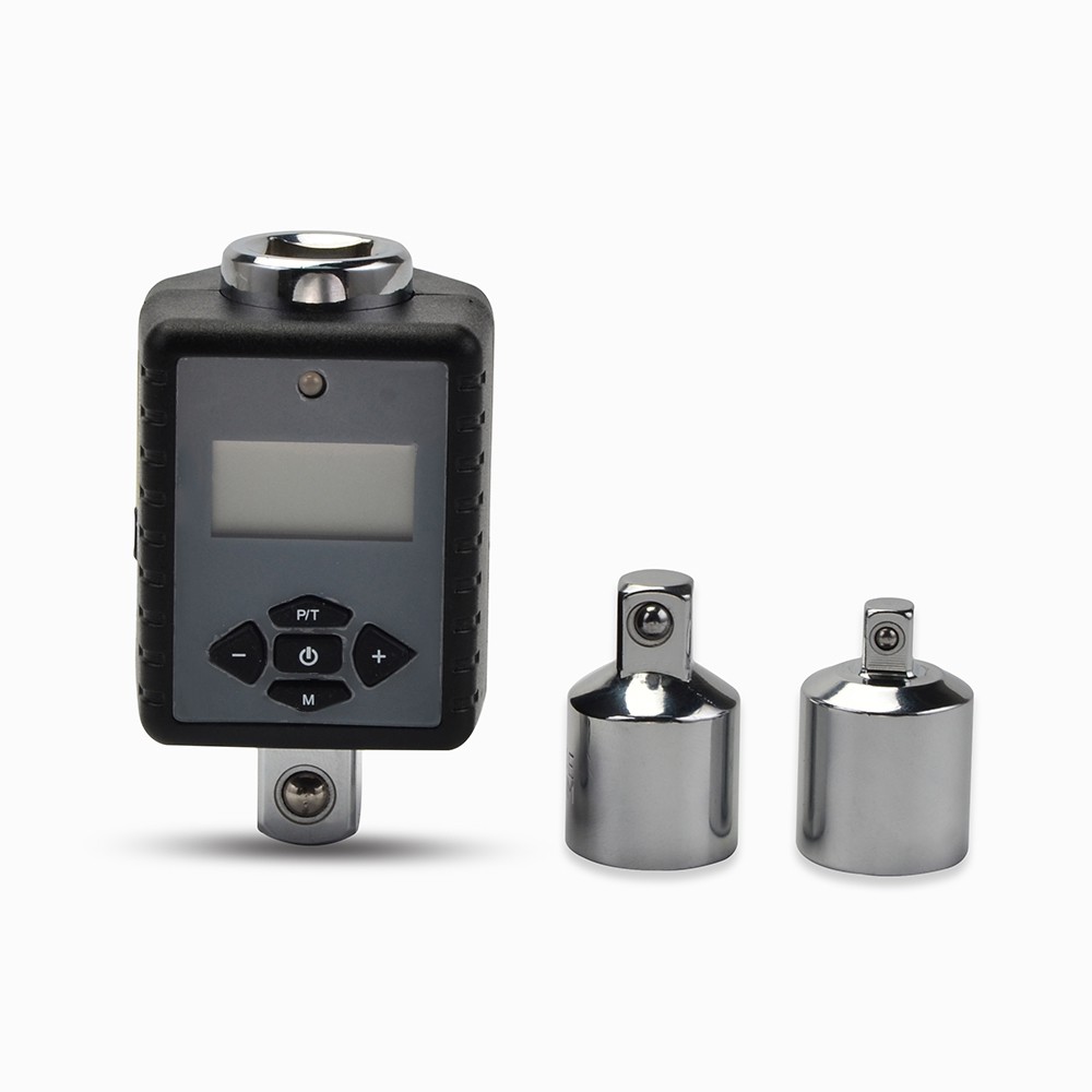 Cờ lê lực kỹ thuật số dải đo 10-200 Nm kèm 2 đầu chuyển đổi đa kích thước khẩu vặn