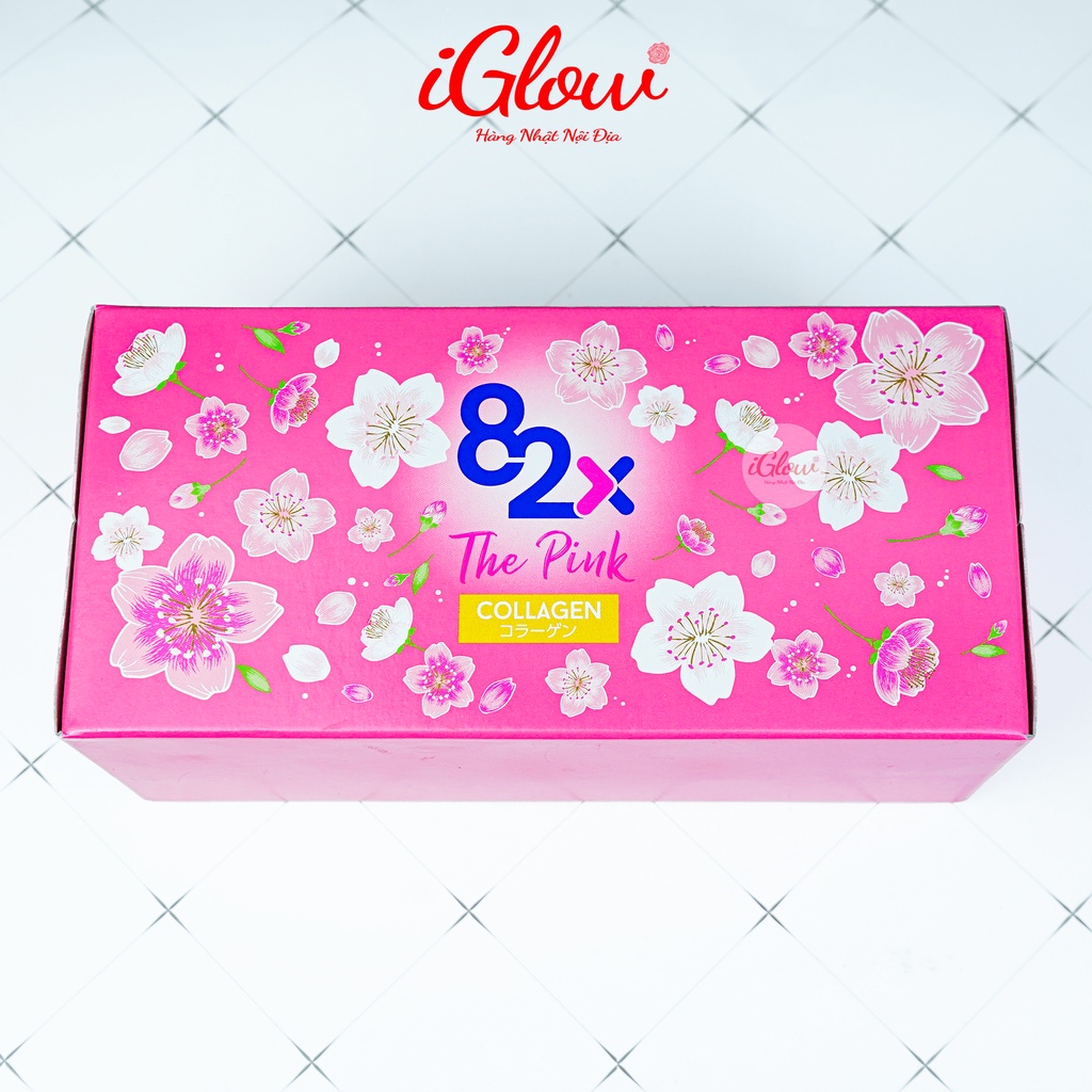 Nước Uống 82x The Pink Collagen Nhật Bản Set 10 Lọ