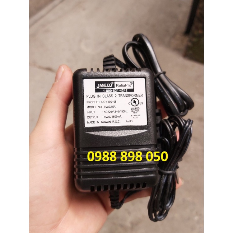 Adaptor Nguồn 9VAC Cho Phơ RP355 Digitech