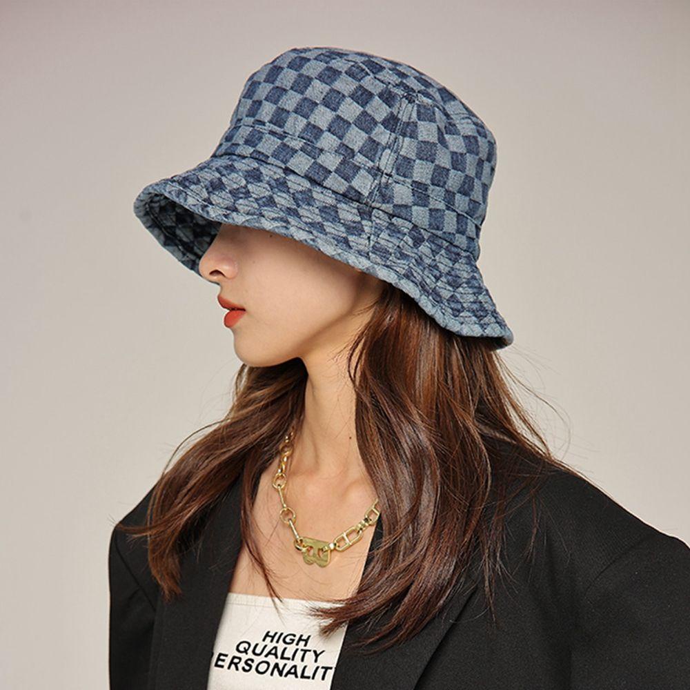 TWINKLE Nón Bucket Chống Nắng Màu Trơn Thời Trang Cho Nữ