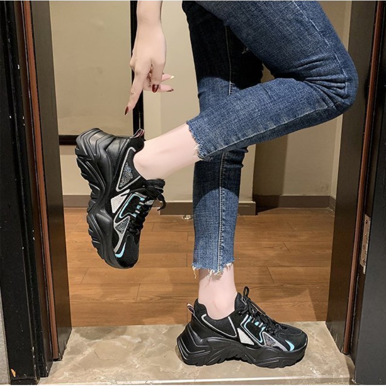Giày Thể Thao Nữ 💖FREESHIP💖 Giày Sneaker Nữ Tăng Chiều Cao- Phong Cách Cực Ngầu Cá Tính | BigBuy360 - bigbuy360.vn