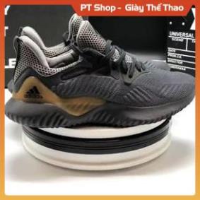 [FreeShip+Giá Hủy Diệt] Giầy Alphabounce xịn sò Full phụ kiện, Giày Sneaker Alphabounce đen vàng , Hót trend