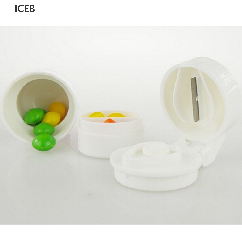 Ic Hộp Cắt Chia Thuốc 3 Trong 1 Tiện Lợi my