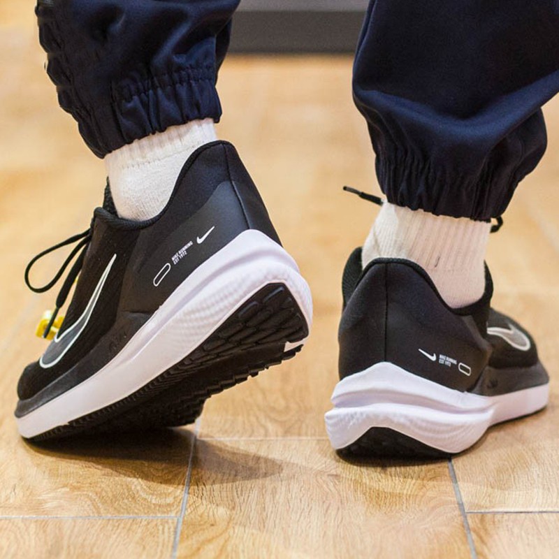 Giày thể thao nam - sneaker nam - Nike Air Zoom Winflo 9 - màu đen trắng- DD6203-001- Hàng Chính Hãng - SCGxsneaker