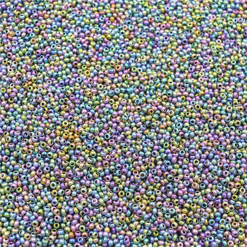 Set 1000 Hạt Xâu Chuỗi 2mm Nhiều Màu Làm Trang Sức Thủ Công