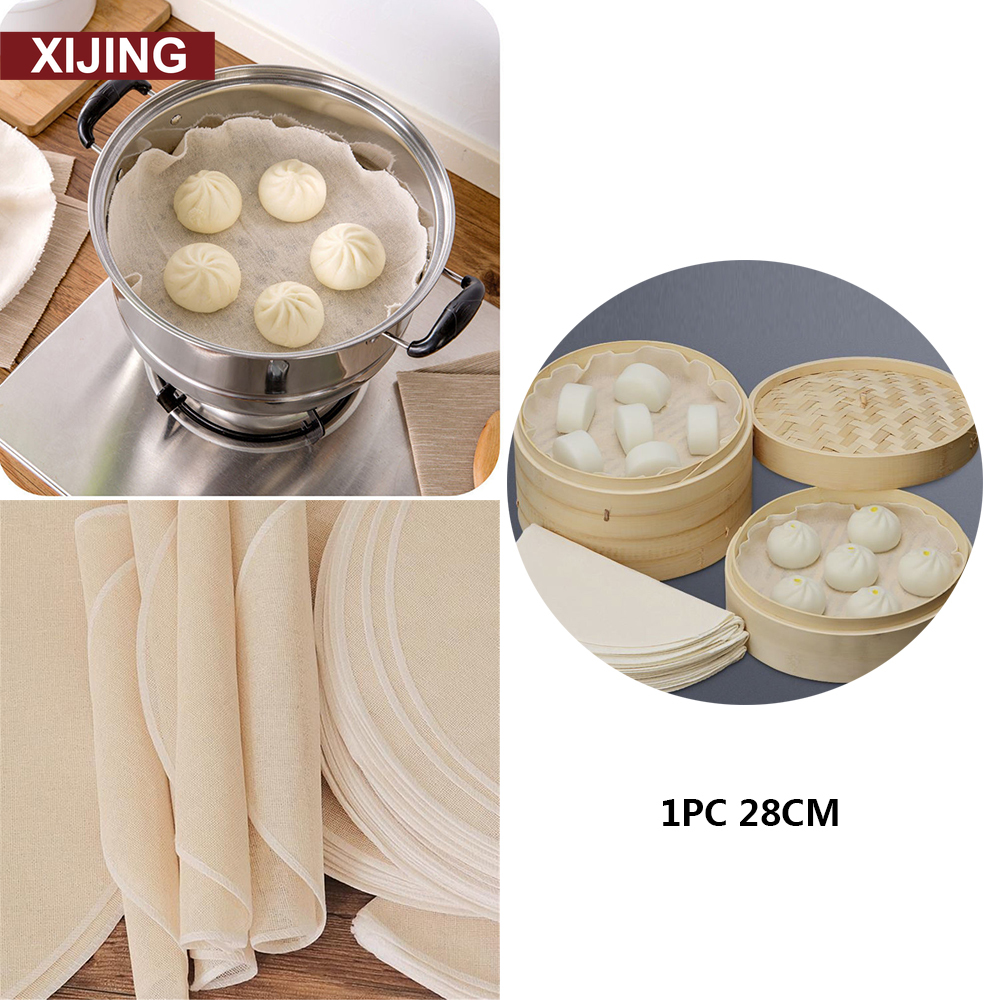 Vải lót xửng hấp bằng sợi cotton kích thước 28CM dày cho nhà bếp