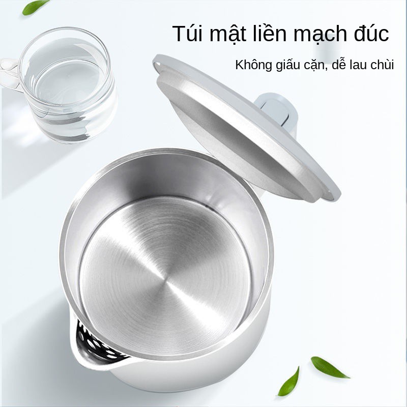 Ấm siêu tốc Supor giữ nhiệt gia đình tích hợp pha trà thông minh đun nước inox 304