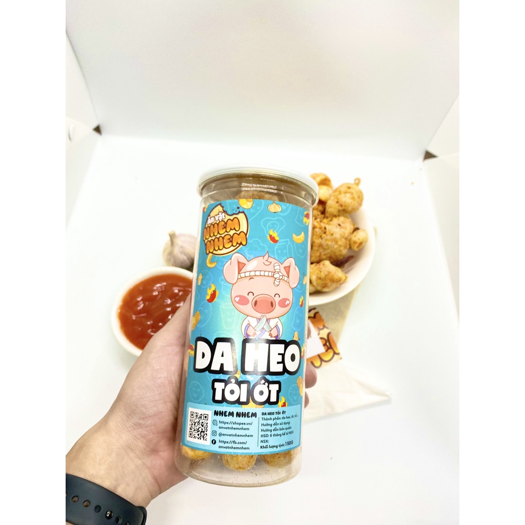 Da heo tỏi ớt Nhem Nhem 150g Đồ ăn vặt Hà Nội vừa rẻ vừa ngon | BigBuy360 - bigbuy360.vn