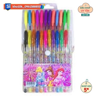 Vỉ bút nhũ 24 màu vỉ nhựa trong dẻo (1 vỉ /24 màu )
