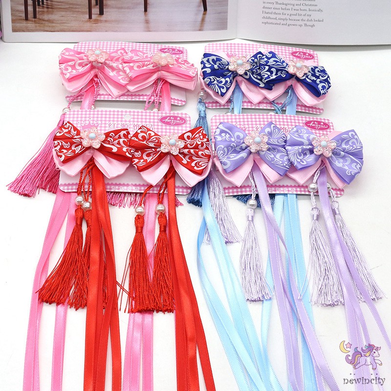 Phụ Kiện Cài Tóc Tua Rua Phong Cách Trung Hoa