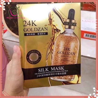 Hộp mặt nạ vàng 24k GOLDZAN chính hãng (10 miếng )